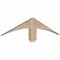 Ekena Millwork Bellingham Smooth Timber Gable Bracket, Douglas Fir, 36"W x 7"H x 1 1/2"D x 3 1/2"F, 5/12 Pitch GBW036X07X0204BEL00SDF - alternate 2